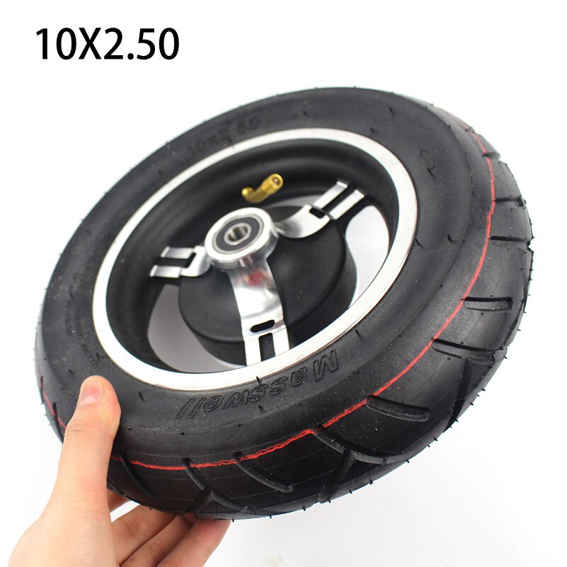 Innen Außen Reifen 10X 2,50 10x 2,5 Rohr Innertube mit gebogen ventil 90 Grad ventil für Baby Kinderwagen Kinderwagen Rolle 10 zoll: st10x2.50iogh