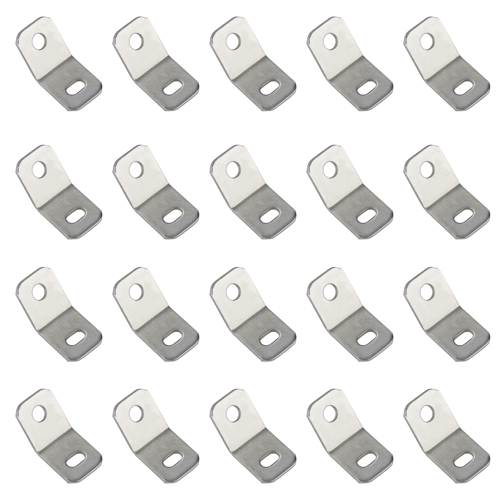 135 degree 1.5mm thick zinc plating iron material metal corner bracket for board connect anti-tip strap connect: Default Title