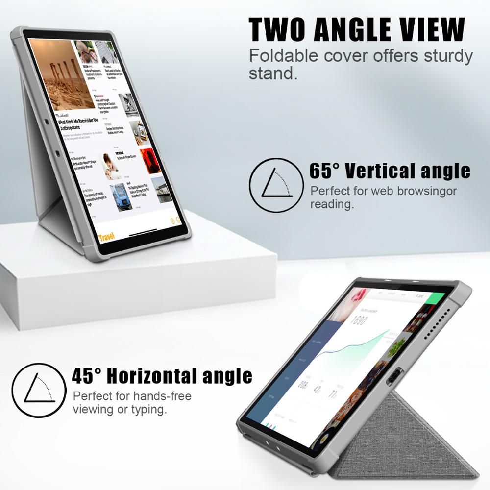 Til lenovo tab  m10 hd etui, cover til  m10 hd 2nd gen tb -x306f tb -x306x tablet taske