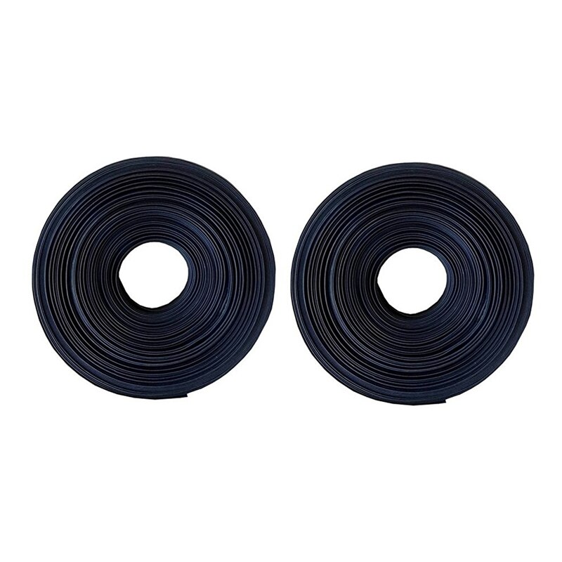 2x tubo termoretráctil negro manguito eléctrico Cable de coche/tubo termoretráctil envoltura de alambre, 20MM,1M y 25MM,1M