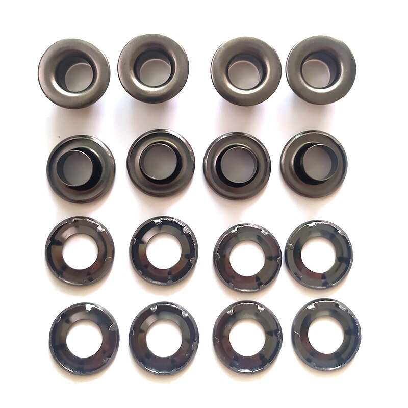 10sets Stainless Steel Car Truck Canvas Eyelet Button Rivets Rain Cloth Canopy Ring Rivets