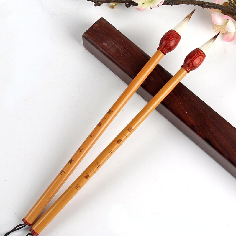 Chinese Calligraphy Brush Pen Set Regular Official Script Writing Brush Traditional Painting Freehand Drawing Calligraphie Brush