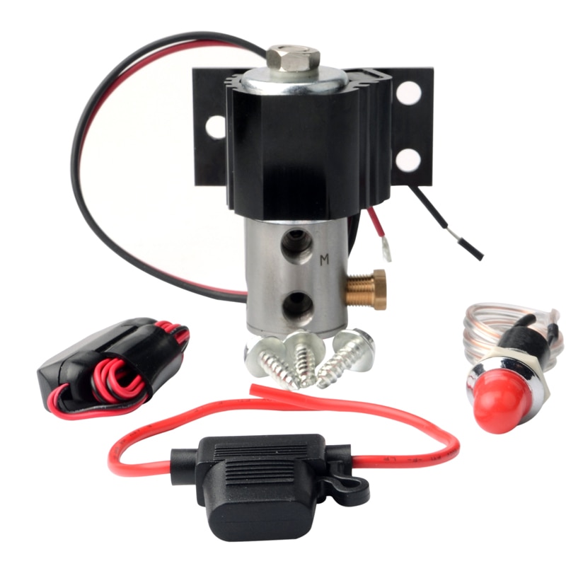 Line Hydraulic Brake Park Lock Pressure Holder For Disc Drum W/light & Switch Line Lock Loc Roll Control Hill Holder Kit