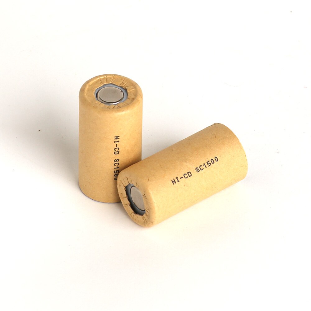 Sub-C Ni-CD SC1500mAh 10pcs SC1.5Ah Power Cell,rechargeable battery cell,power tool battery cell, discharge rate 10C-15C