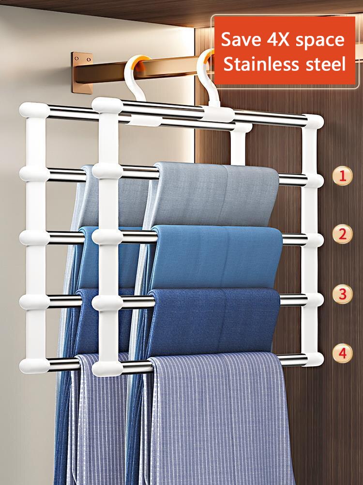 Broek Opslag Hangers Vouwen Multilayer Kast Kledi... Grandado