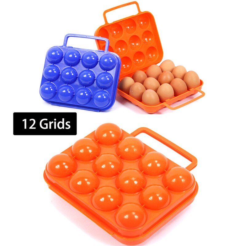 Lattice Outdoor Camping Egg Box Plastic Egg Box Se... – Grandado