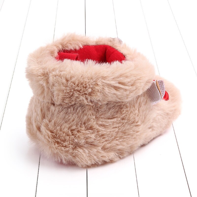 neue Winter Ufer Für Baby Mädchen Jungen Schnee BootsSoft Sohle Anti-Unterhose Krippe Schuhe Winter Warme Juwelütliche Bowknot booties