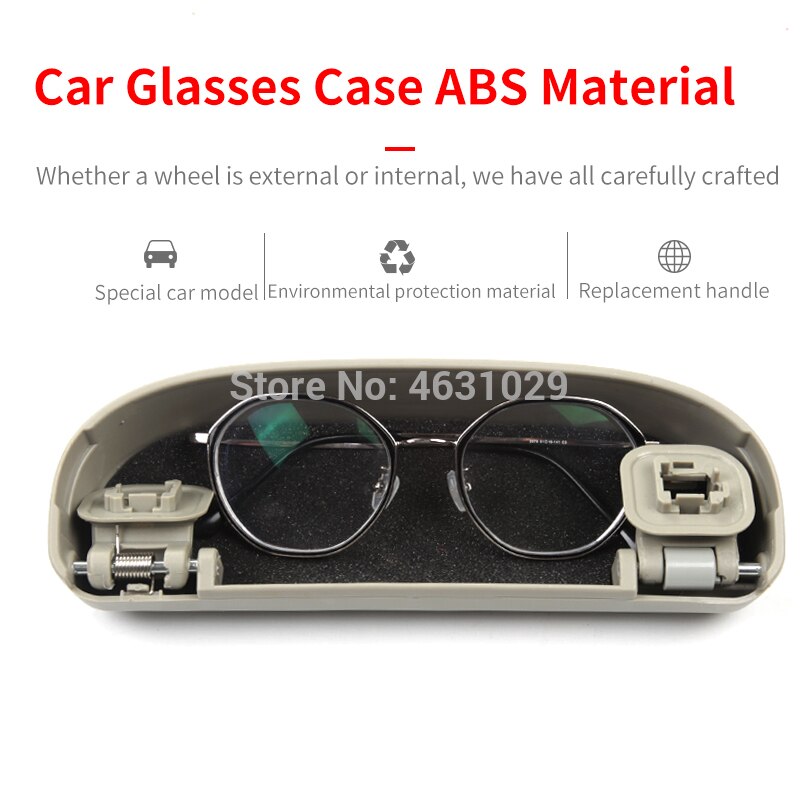 Estuche de almacenamiento para gafas de sol de coche, caja con pequeño cambio para Toyota RAV4