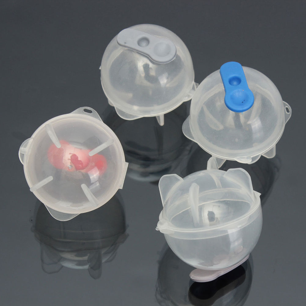 4 pièces 3.5/5cm en plastique glaçon boule brique fabricant plateau rond moule glace moule barre bricolage outils de refroidissement recherche chaude