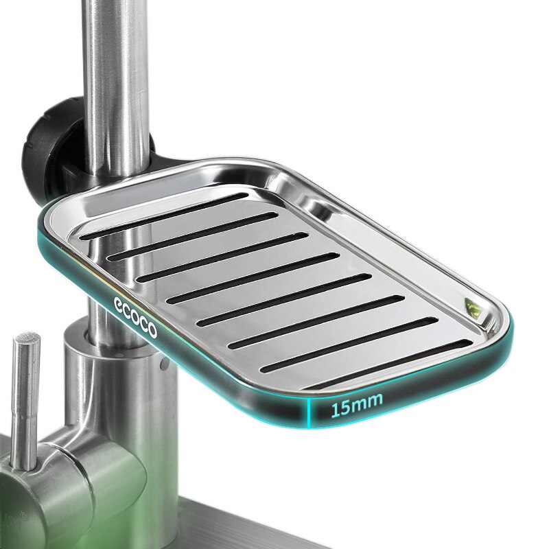 Verstelbare Gootsteen Sponsbakje Kraan Spons Zeep Magazijnstelling Schotel Doek Afvoer Houder Voor Badkamer Keuken Accessoires Organisator