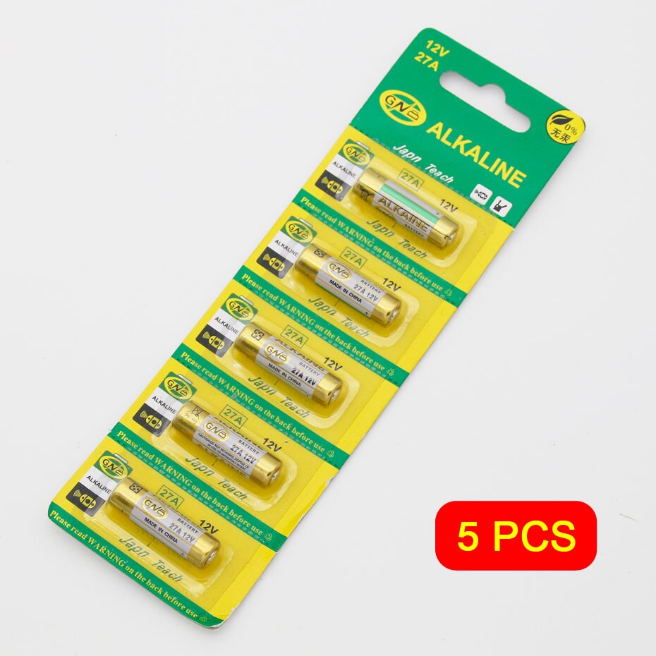 27A12V battery 12V27A alkaline remote control battery electronics battery: 5 PCS
