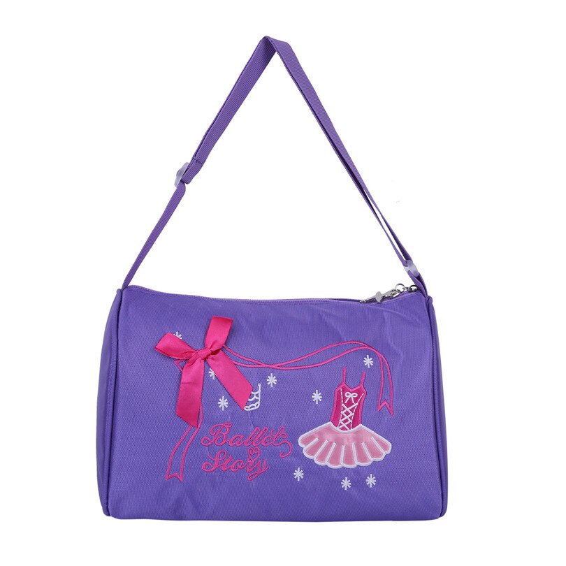 Bolso de Ballet Feeshow Ballerina, bolso de baile para niñas, bolso de hombro Adorable para bailarina de Ballet, bolsas de Ballet para actuación de Ballet para niñas: Purple