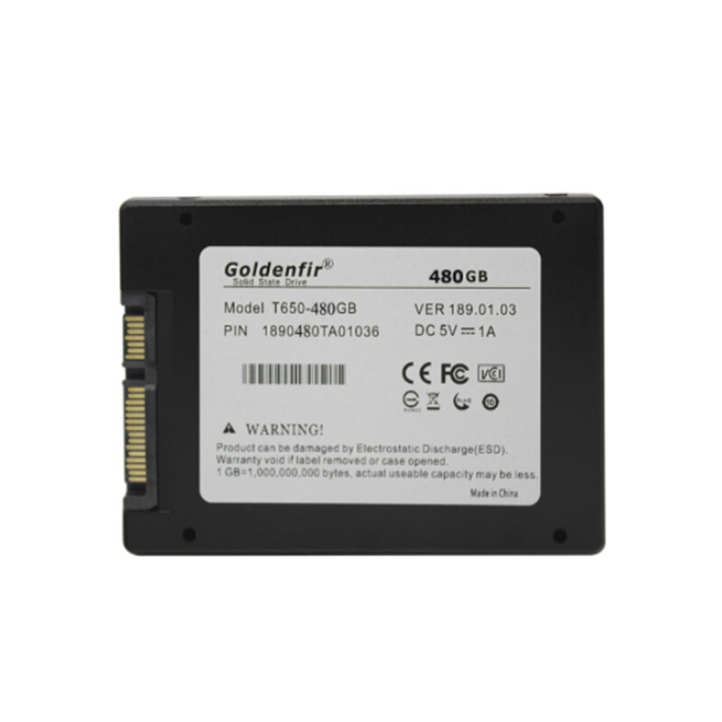 Goldenfir SSD 32GB 64GB 120GB 128GB 240GB 480GB SSD 2,5 Festplatte Festplatte Disc solid State Festplatten 2,5 "Interne SSD Festplatte