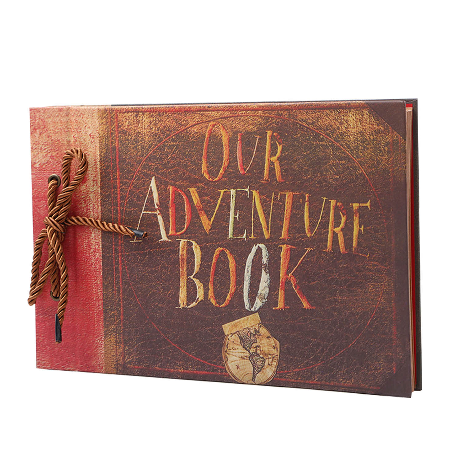 40 hojas nuestro libro de aventuras hecho a mano DIY familia foto de libro de recuerdos álbum con 2 hojas pegatinas de esquina 3 uds postales cumpleaños