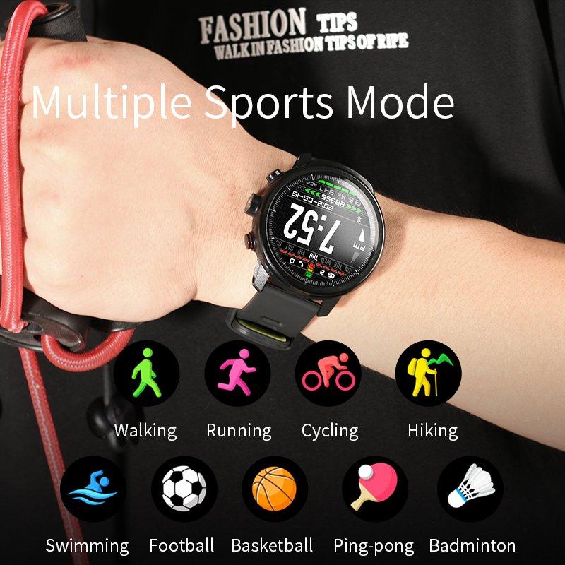 L5 Smart Hartslag Slaap Monitoring Draadloze Sport Horloge Armband Waterdicht Smart Armband Stappenteller Armband