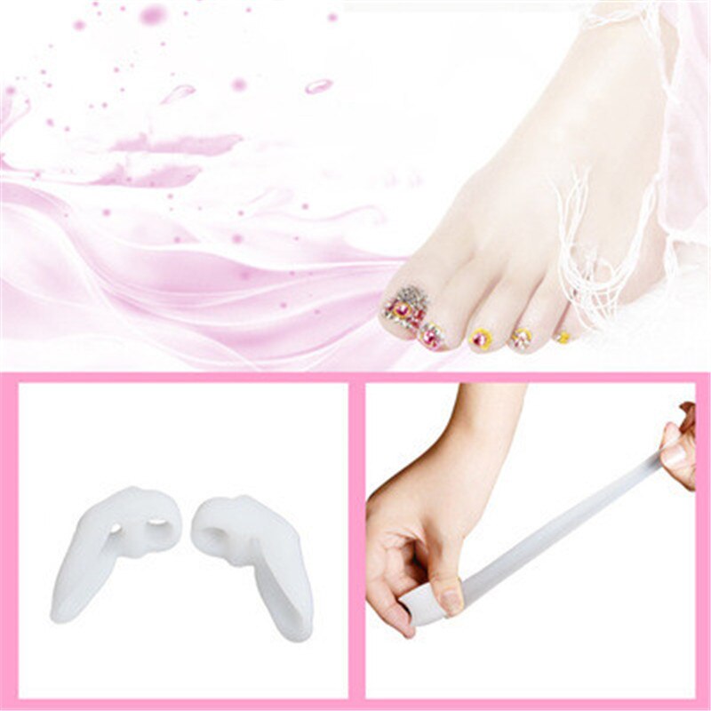 soin orthopédique des pieds, 2 pièces = 1 paire, attelle spéciale, protection du pouce en Gel de Silicone, séparateur d'orteils, redresseur, outils de soins