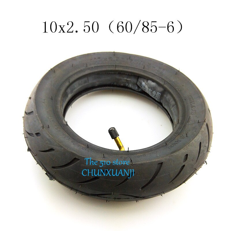 Nyhetssett utvidelse fortykning og slitesterk dekk 10 x 2.5 tube dekk 10*2.50 10 tommers dekk tube inner tube hjul for elektrisk sparkesykkel