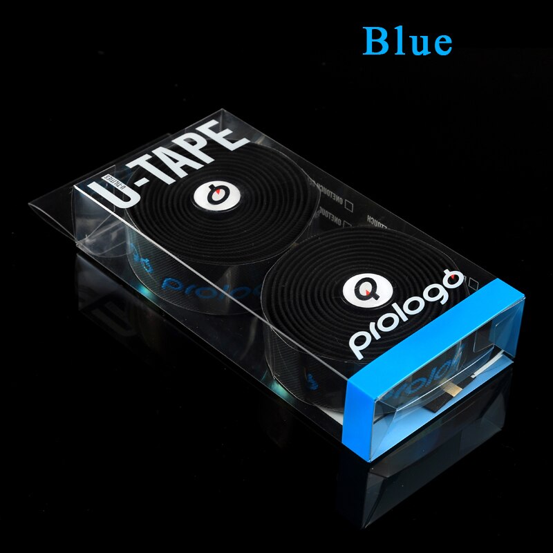 Cinta de manillar de bicicleta Prologo GEL manillar de bicicleta de carretera cinta de piñón fijo correas accesorios ultraligero 65g 2M * 3CM * 25MM: black-blue