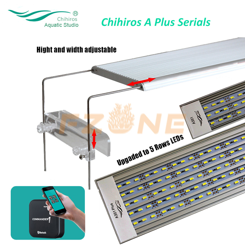 Chihiros série A PLUS couvercle lumineux | Série A PLUS, usine d'éclairage, lumière, couvercle suspendu, luminosité fixe, télécommande aquarium Style ADA