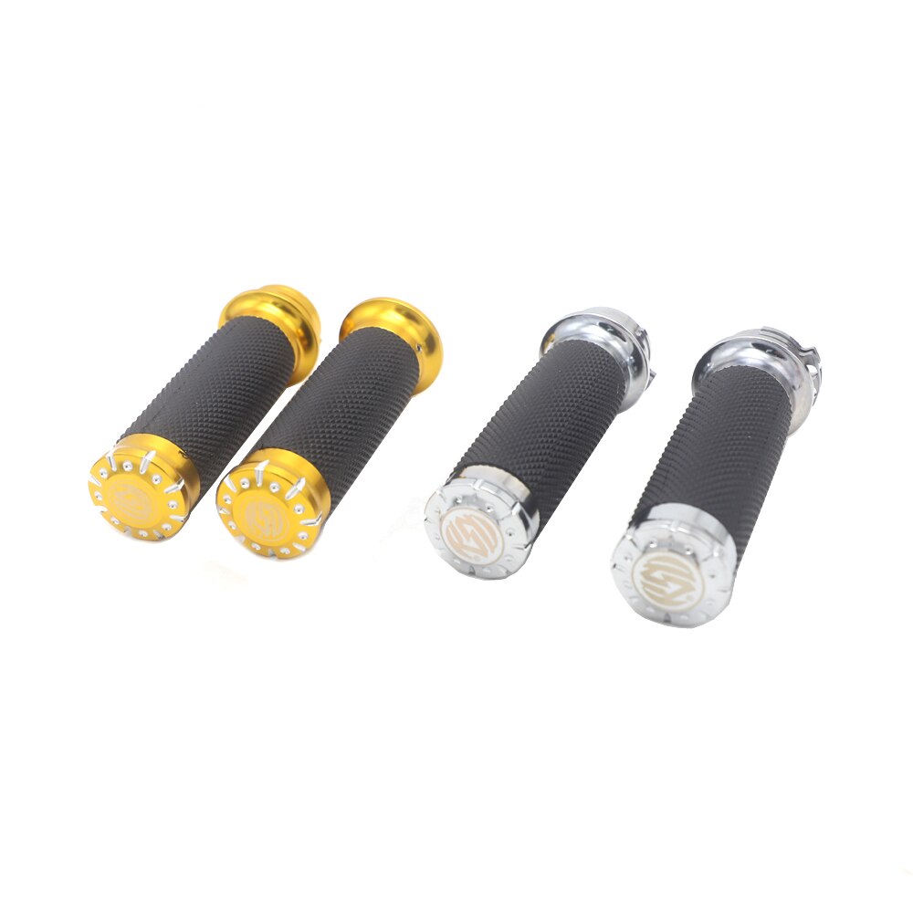Voor Harley Handvat Zwart Cnc 1 "25Mm Stuur Hand Grips Voor Harley Sportster Touring Dyna Softail Custom