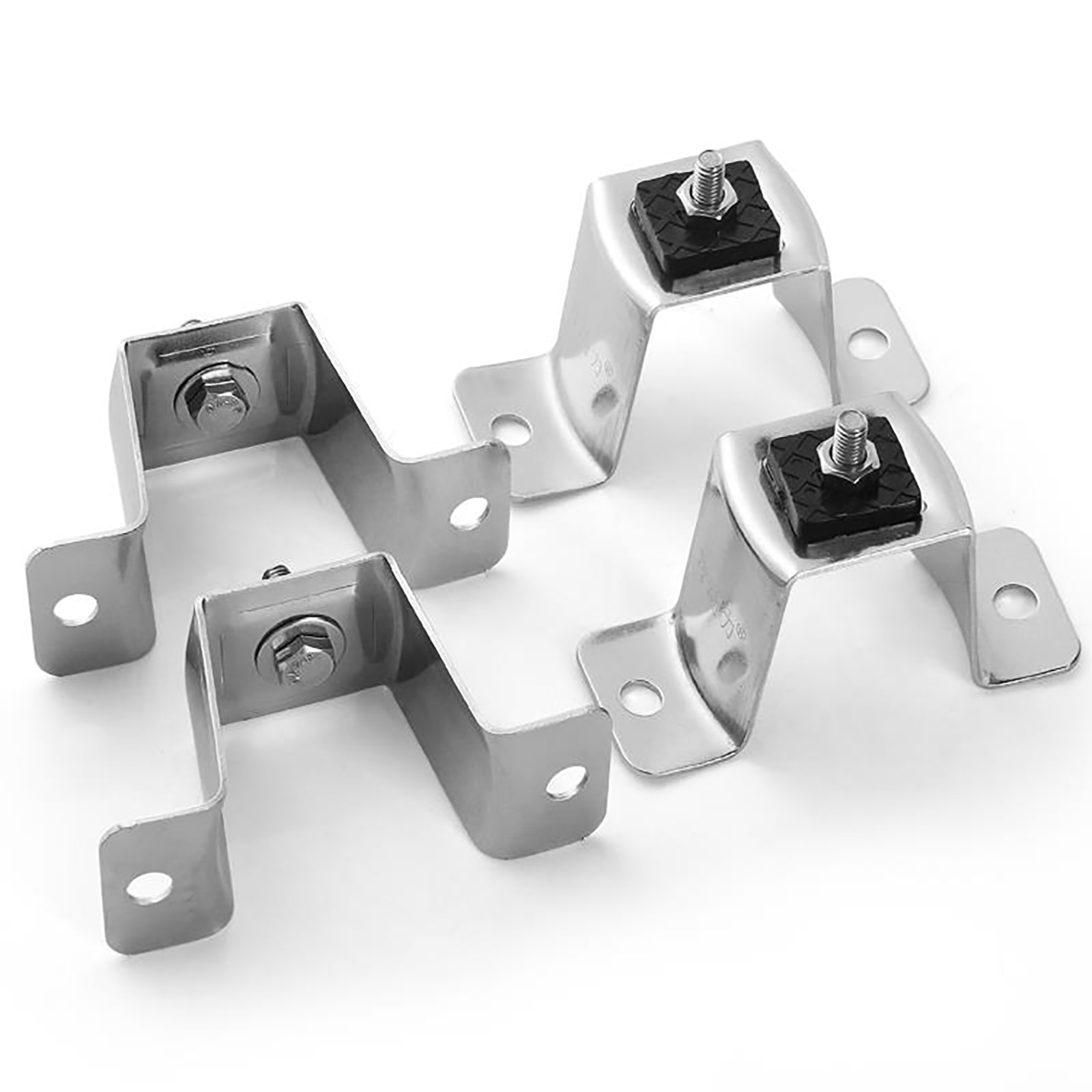 4pcs Universal Air Conditioner Support Bracket Thickened Ground Shock Absorber Anti-Vibration Stand for 1-5P Air conditioning