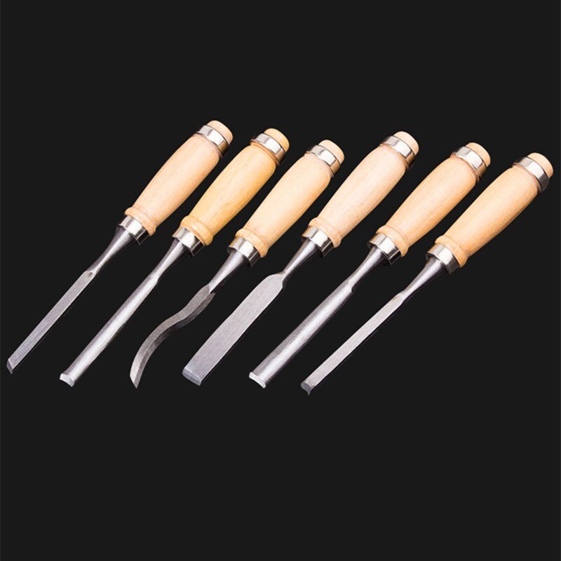 Gesneden Houtbewerking Beitel 12 Stks/set Handleiding Houtsnijwerk Hand Beitel Tool Set Timmerlieden Houtbewerking Carving Beitel Diy Gereedschap