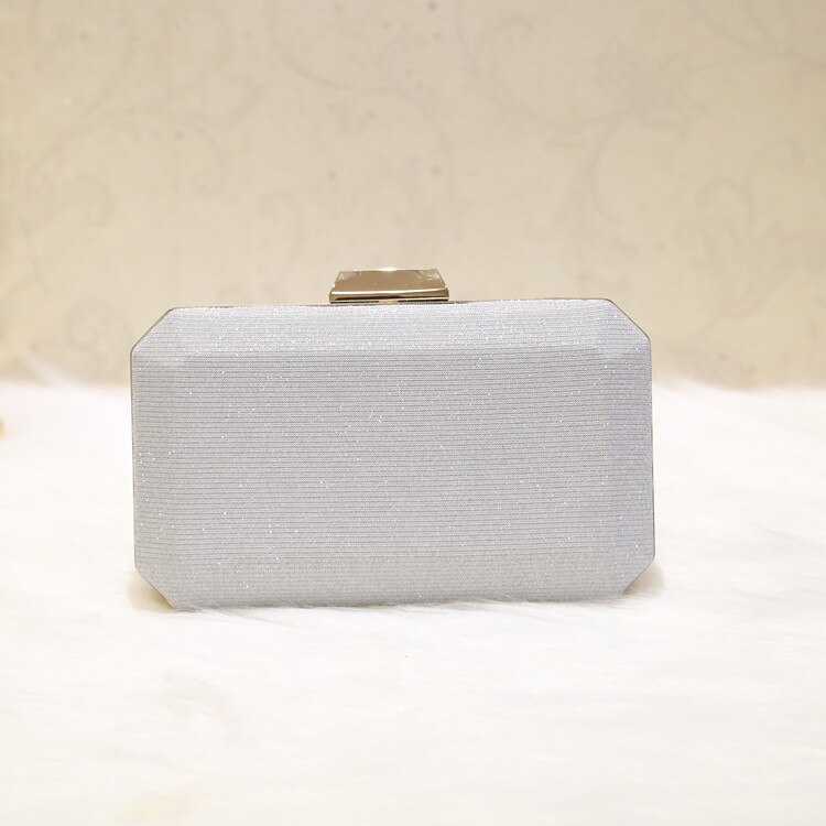 Mulheres Glitter Fecho de Bloqueio Bolsa Bolsa Azul Marinho Japonês Caixa Cinza Lantejoulas Embreagens Dia Noite Bolsas De Casamento Nupcial Brilhante