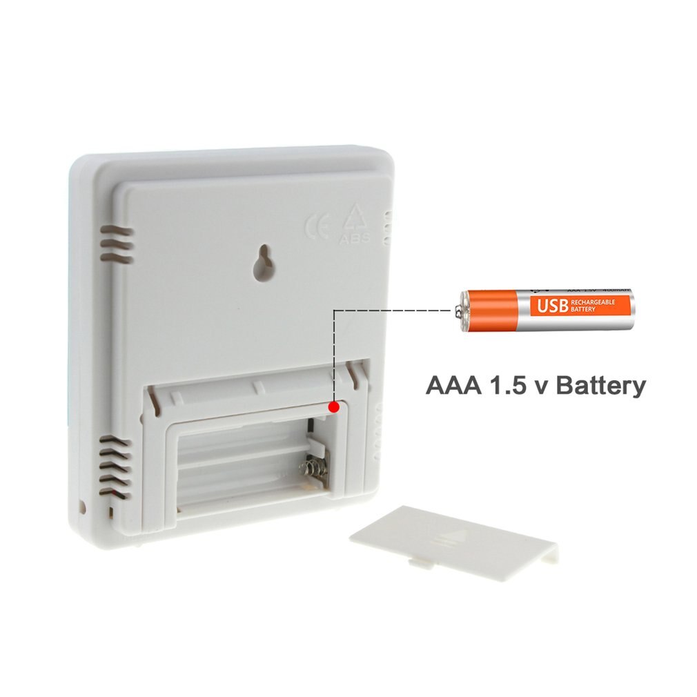 HTC-1 kryty LCD elektroniczny cyfrowy miernik temperatury i wilgotności cyfrowy termometr higrometr budzik stacja pogodowa