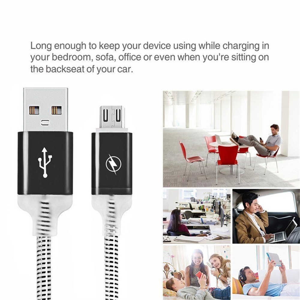 NEUE LED Micro USB Ladegerät Kabel Ladekabel Für iPhone 6 Plus Für samsung S7 S6 LG G4 G3 Für xiaomi Redmi Huawei Android telefon