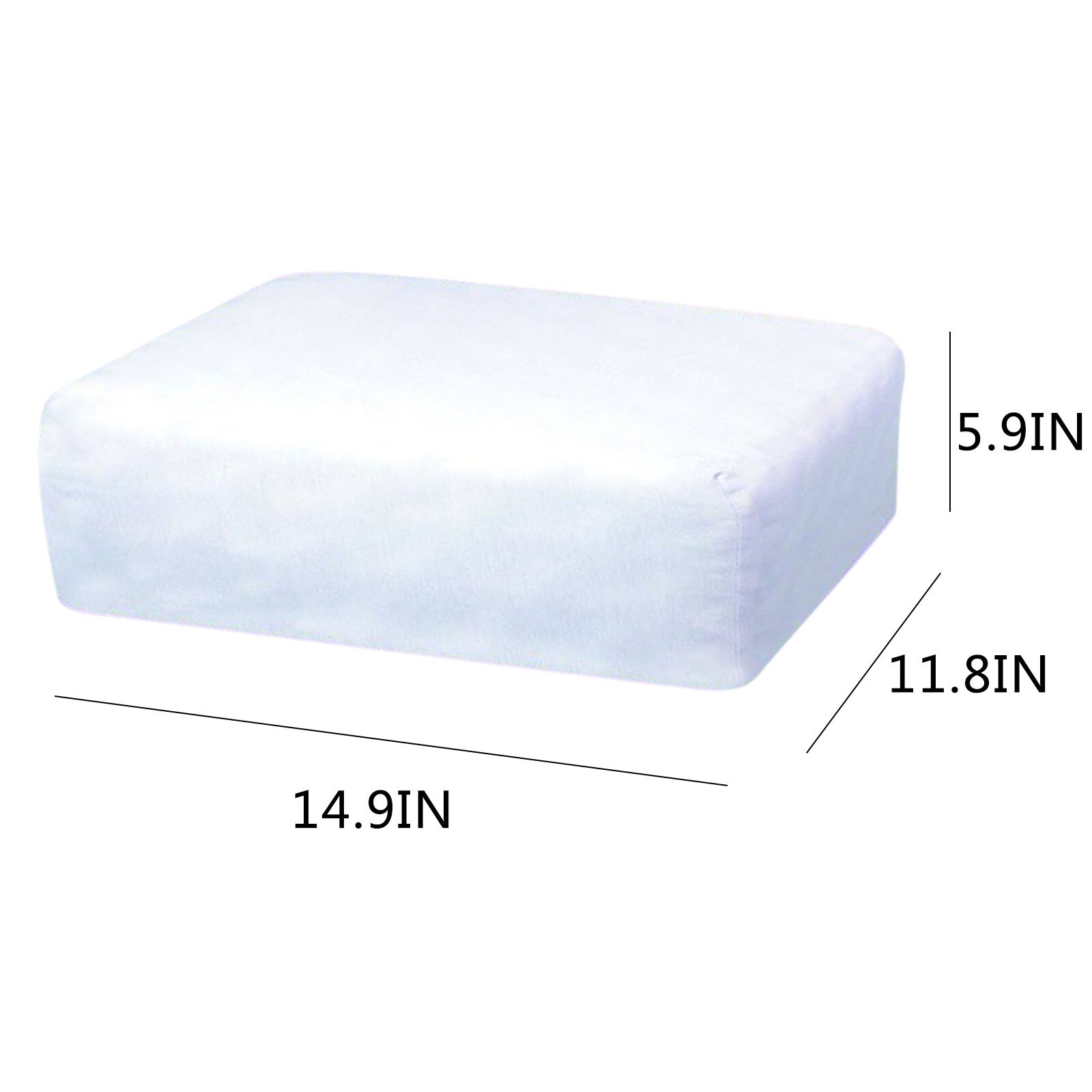 Memory Foam Kussen Soft Pad Kussen Neksteun Kussen Katoen Gevoerde Zacht Kussen Core Voor Sofa Auto Accessoires: Default Title