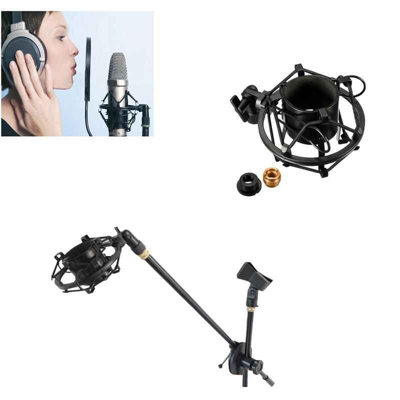 Clip de support de micro d'araignée de bâti de choc de Microphone d'enregistrement de Studio de choc en métal pour l'ordinateur de diffusion BM 700 800 8000 BM BM-800