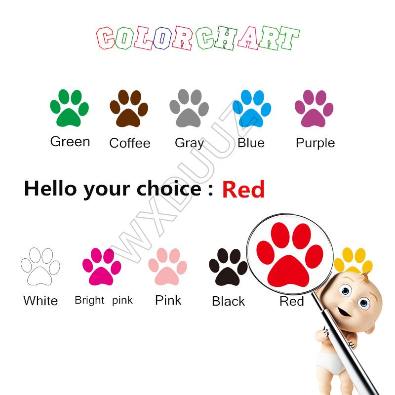 Woodland Animals Trees and Mountains Vinyl Wall Stickers for Bedroom Living Kids Room School Nursery Wall Decals Room Art Decor: red