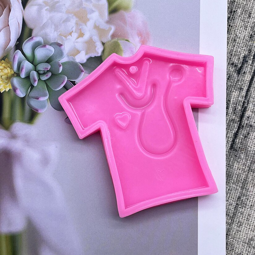 Sjuksköterska uniform silikonform sugarcraft fondant tårta dekorationsverktyg cupcake choklad bakform