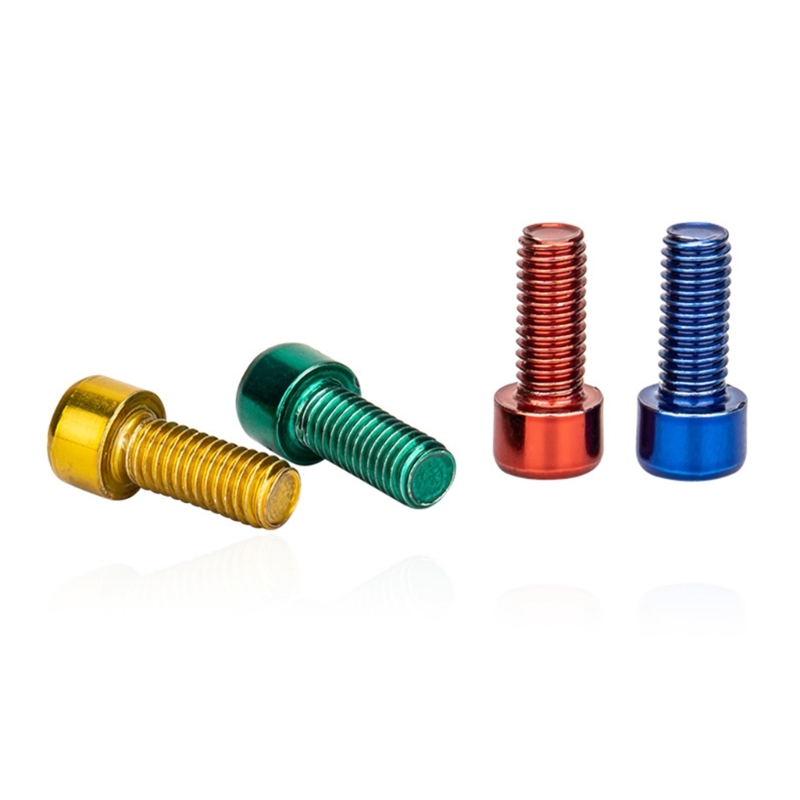 4x Pyörän Juomapullotelineen Ruuvit 5x12mm Ruostumaton Teräs Maastopyörään