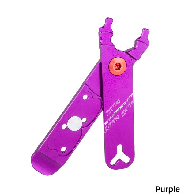 ZTTO Bicycle Repair Tools Chain Buckle Repair Removal Tool Bike Master Link Plier Cycling MTB Bike Tire Pry: Purple