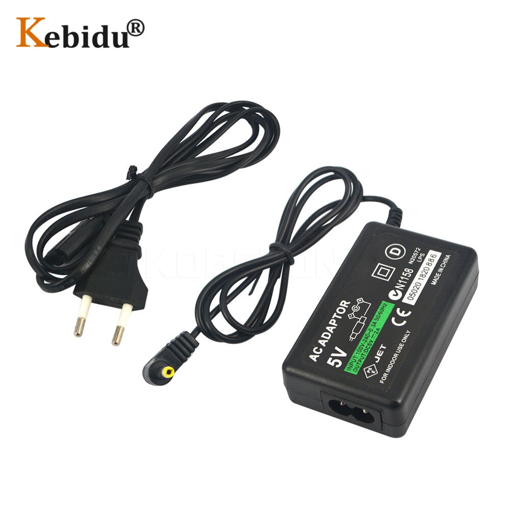 EU/US Plug 5V Home Wall Charger Power Supply AC Adapter for Sony PlayStation Portable PSP 1000 2000 3000 Charging Cable Cord