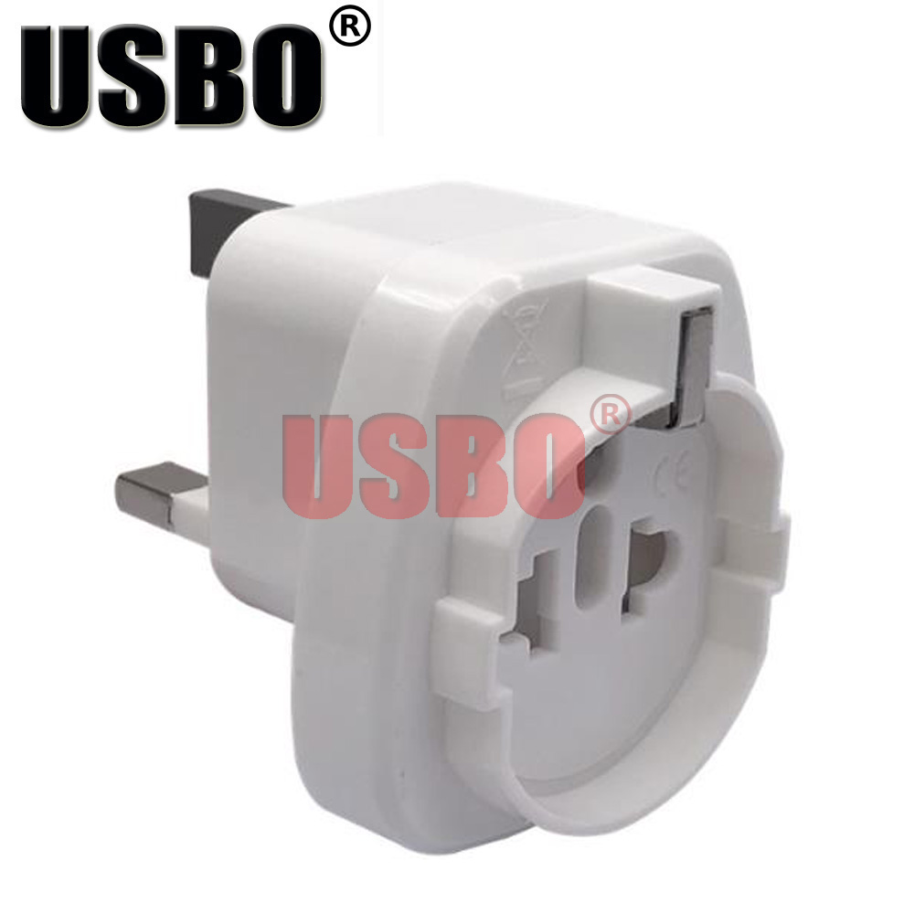 Black white universal 10A 250V British Grounding travel adaptor plug Hong Kong Singapore Malaysia embedded converter Type-I