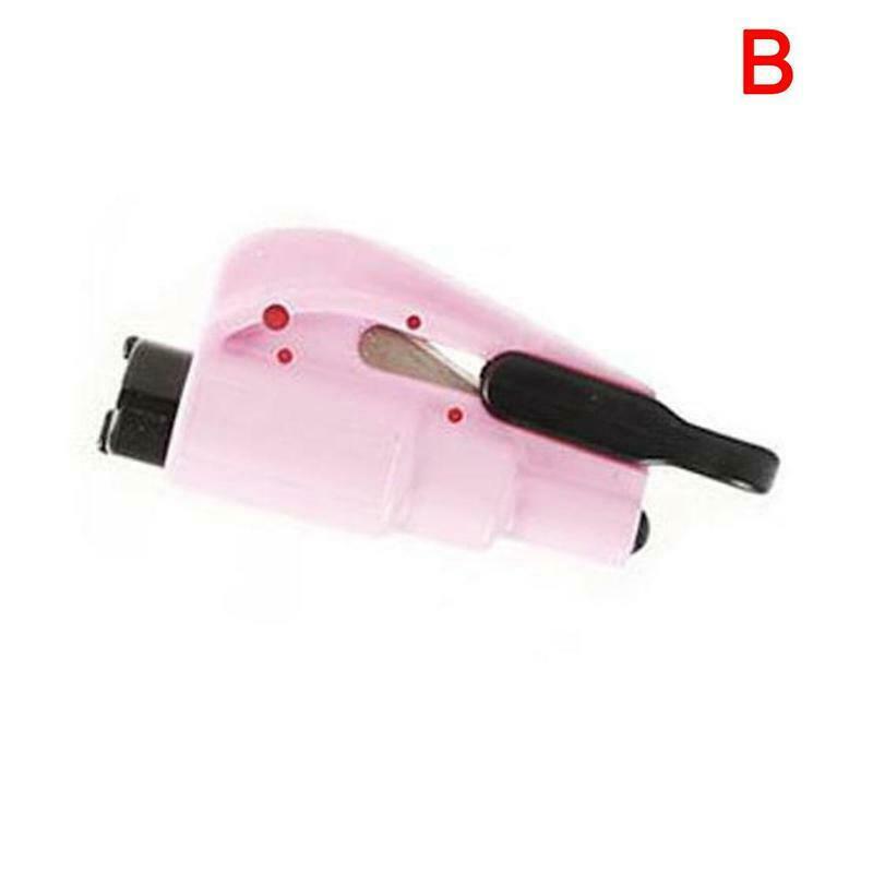 Drie-In-een Veiligheid Hamer Auto Ontsnappen Hamer Artefact Mini Multifunctionele Gebroken Glas Window Breaking Apparaat Voor Auto: Pink