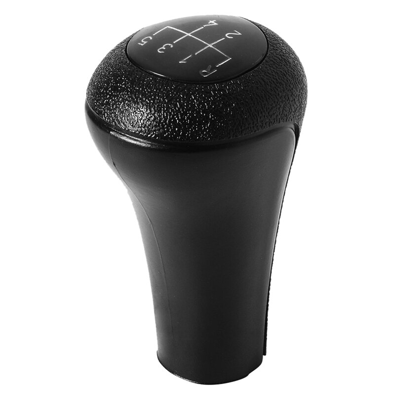 5 speed Manual Plastic Gear Shift Knob 12mm Stick Hole (Black) for BMW Series 1 to 7 X5 E30 E36 E46 E39 E34 Z3