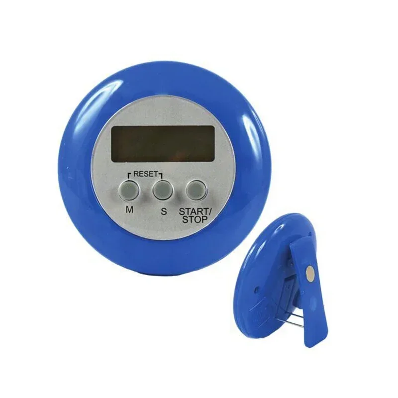 Mehrfarbiger kreisförmiger LCD-Digital-Countdown-Timer für Zuhause, Küche, Kochzähler, umgekehrter Timer, Wecker, Stoppuhr