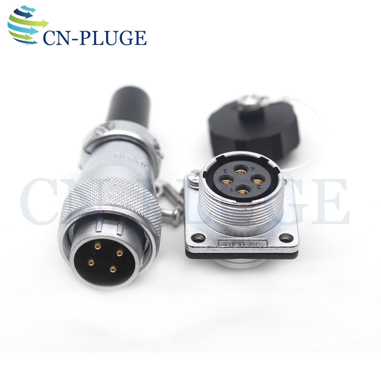 WEIPU WS20 serie, 2, 3, 4, 5, 6, 7, 9, 12 pin impermeable conector cuadrado conector de montura de Panel Industrial de macho y hembra IP67
