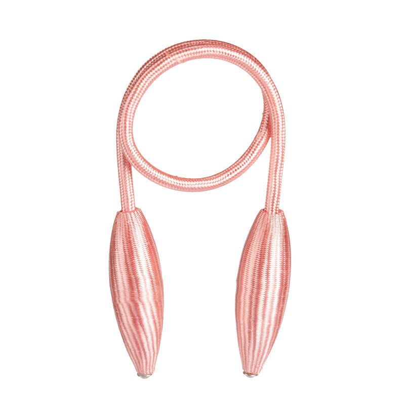 1 stk gardinfeste enkle moderne gardiner tau stropp fri stil gardinklemme soverom stue gardin spenne holder 35: Rosa