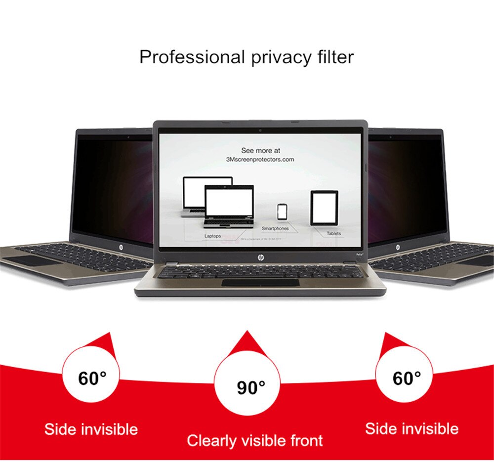 15.6 inch Privacy Screen Filter Anti-peeping Protector film for 16:9 Widescreen Laptop 344mm*194mm