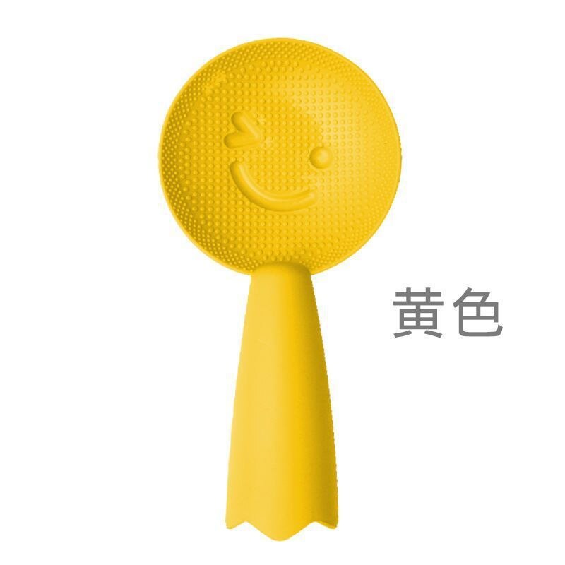 Household Rice Spoon Non-stick Smiley Face Rice Spoon Plastic Rice Cooker Rice Shovel Rice Cooker Cute Tablespoon Set: yellow