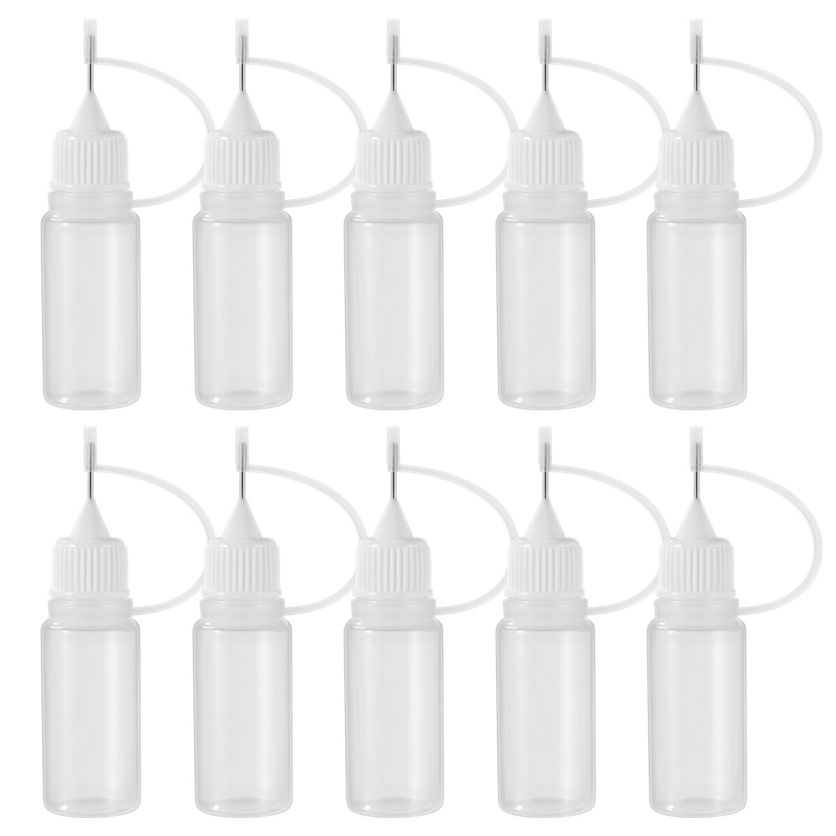 Applicator Bottle 10Pcs 30ml Needle Tip Glue Bottle Applicator DIY