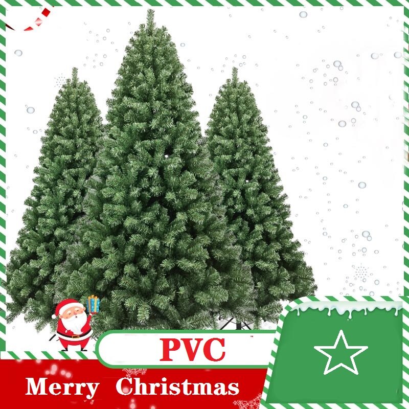 90CM PVC Artificial Christmas Tree Christmas Decoration Reusable Encrypted Xmas Trees Year Decor Supplies Ornament