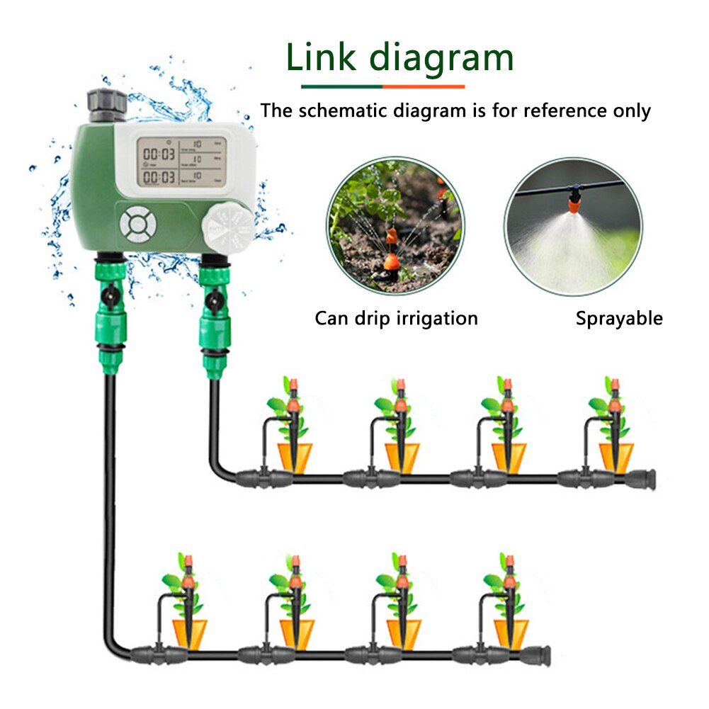 Automatic Water Timer Garden Irrigation Controller Sprinkler Controller 0-8 kg Programmable Valve Hose Faucet Watering Timer