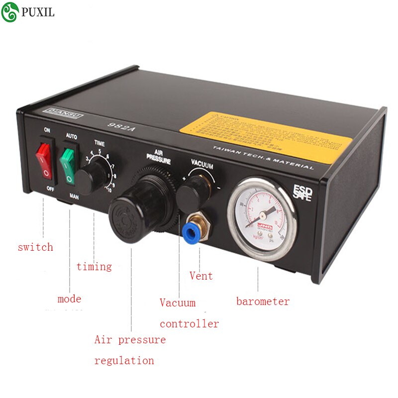 Automated glue dispenser liquid solder paste Semi automatic dispenser machine dropper controller