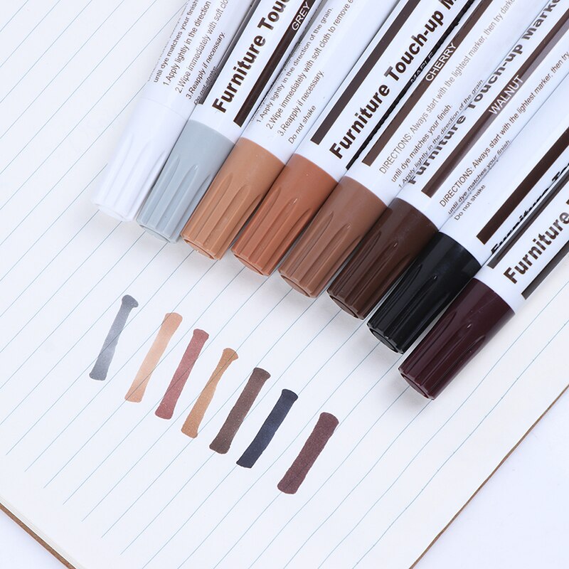 1pc Furniture Repair Pen Markers Scratch Filler Paint Remover For Wooden Cabinet Floor Tables Chairs