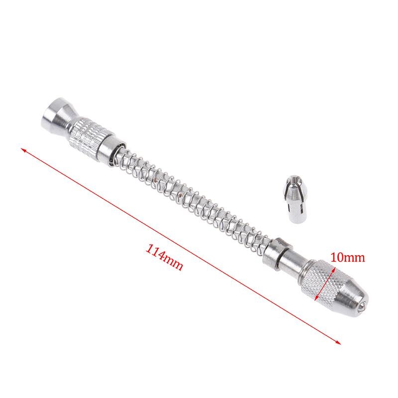 Mini Spiral Hand Drill Full Metal Hand Twist Drill Manual Punching Tool